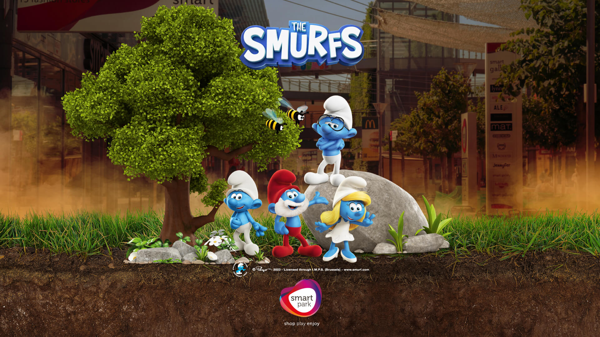 Smart Park-The Smurfs are coming to Smart Park!